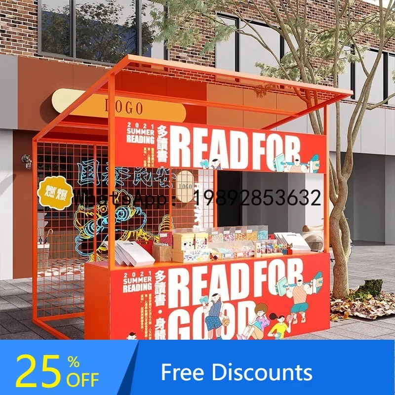LYY Outdoor Golden Street Stall Rack Internet Celebrity Night Market Activity Stall Table Mall Square City Activity Exhibition