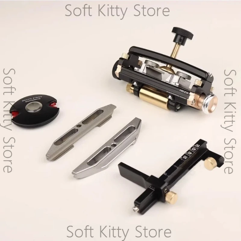 HD29 Honing Guide Woodworking Sharpening Jig and Extension Jaw For Chisels and Planer Blades
