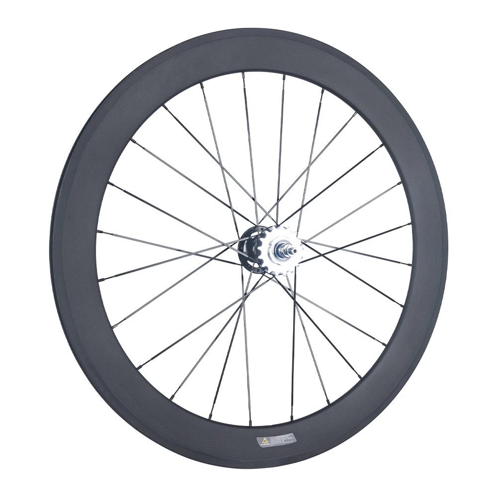 700C Rennrad-Carbon-Laufradsatz für Fixed Gear mit Flip-Flop-Naben von NOVATEC, 38mm 50mm 60mm 88mm Tiefe, 23mm Breite, Clincher-Fahrradlaufradsatz – Detail 16