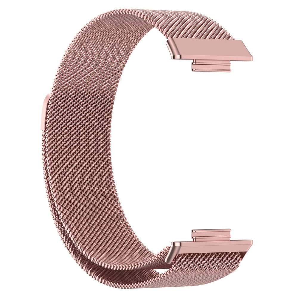 Milanese Loop Band para Huawei Watch, pulseira magnética inteligente, aço inoxidável, acessórios para Fit3, Fit3, Fit 2, 1