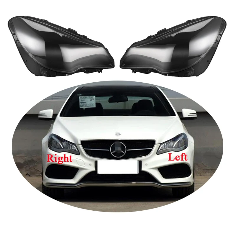 

Use For Mercedes-Benz E-Class Coupe W207 E200 E250 E300 2013-2016 Headlight Cover Lampshade Transparent Headlamp Lamp Shell Lens