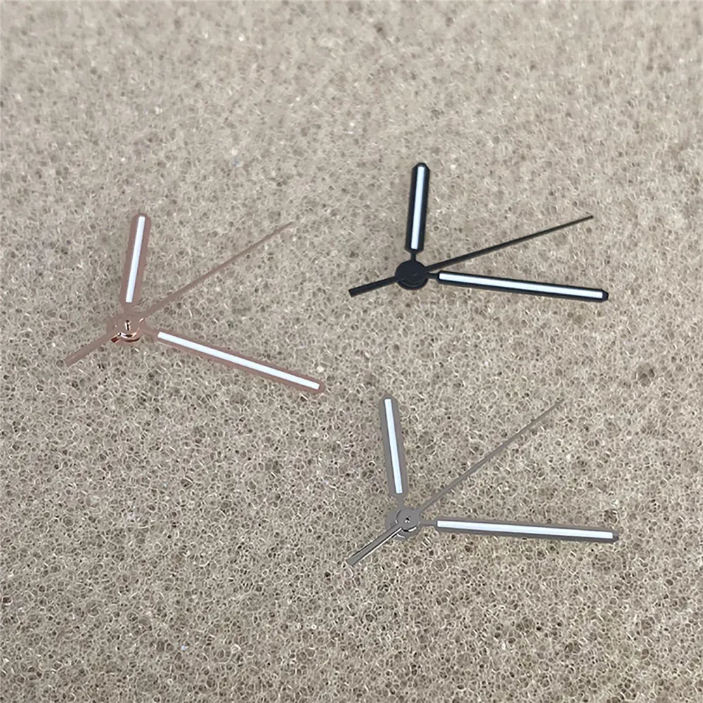 PVD الأخضر مضيئة باتون ساعة الأيدي 9*13.5*13.5 مللي متر AP تعديل مؤشر مخصص إبرة لحركة NH35/ NH36/ 4R/ 7S