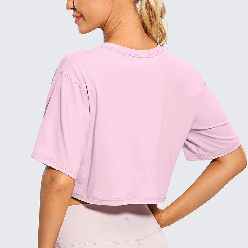 여성용 하라주쿠 셔츠, 재미있는 Y2K 크롭탑, 캐주얼 여성 화이트 크롭탑 티셔츠, 라운드넥, 짧은 루즈 티, 여름 스트리트웨어