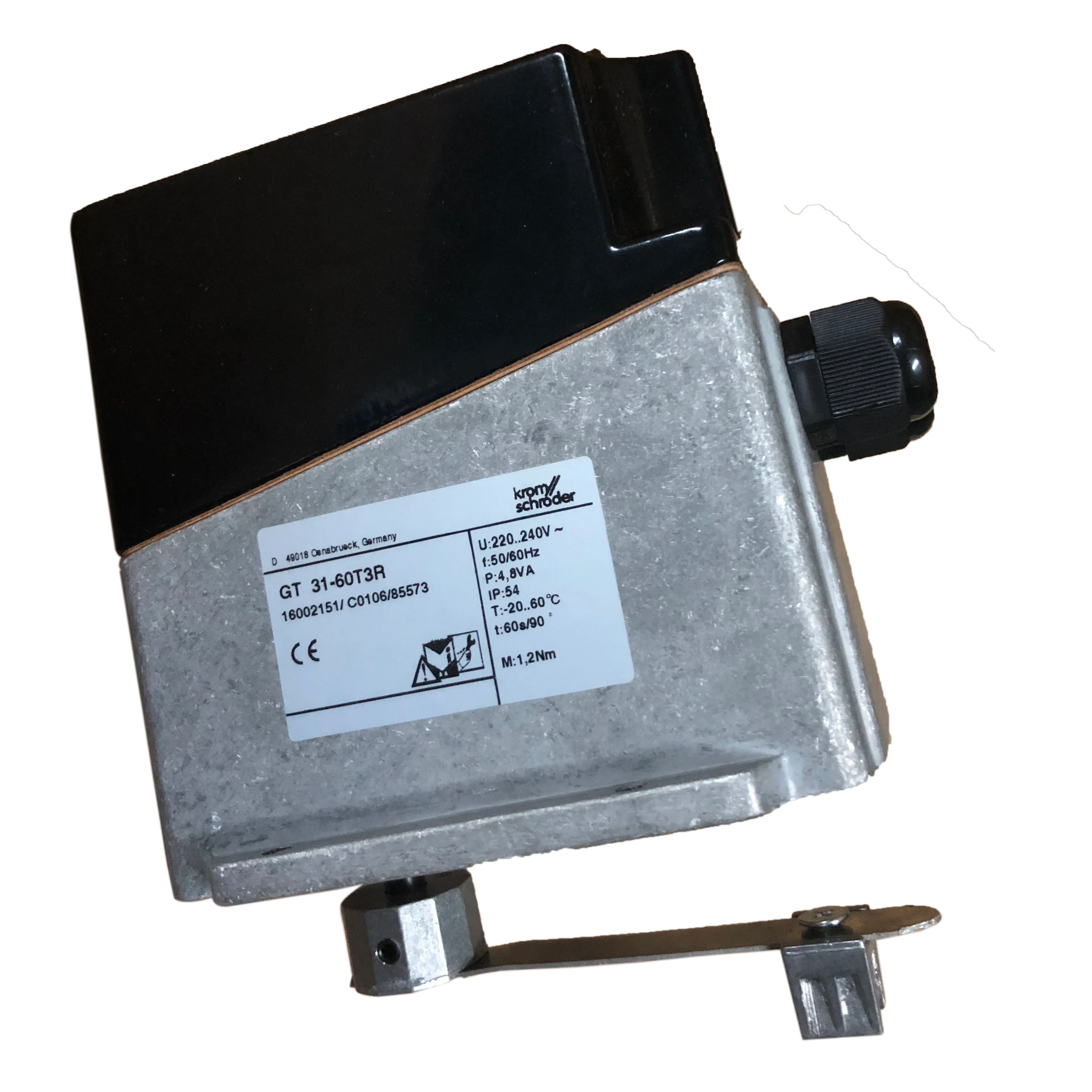 

Burner actuator Orginal Kromschroder Damper Actuator GT31-60T3R Motorized Flow Control Valve Electric actuator