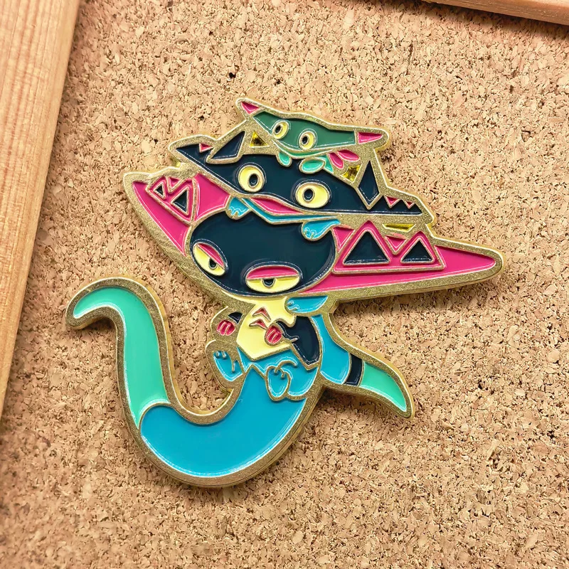 Dragapult Abzeichen Anime Monster Pins Japanisches Spiel Anhänger Broschen für Tasche Rucksack Kleidung Revers ACG Cosplay Spielzeug Geschenk Deko – Detail 4
