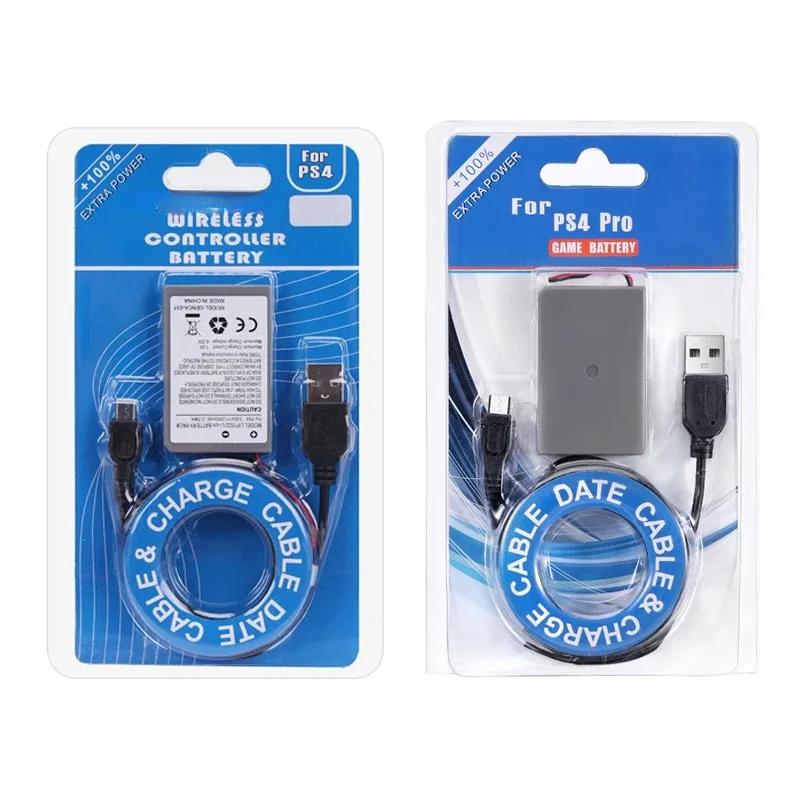 LIP1522 3.7V 2000mah Rechargeable Controller 4.5mm Big Plug Battery for PS4 Gamepad Batteries 3.5mm Small Plug for PS4 Pro