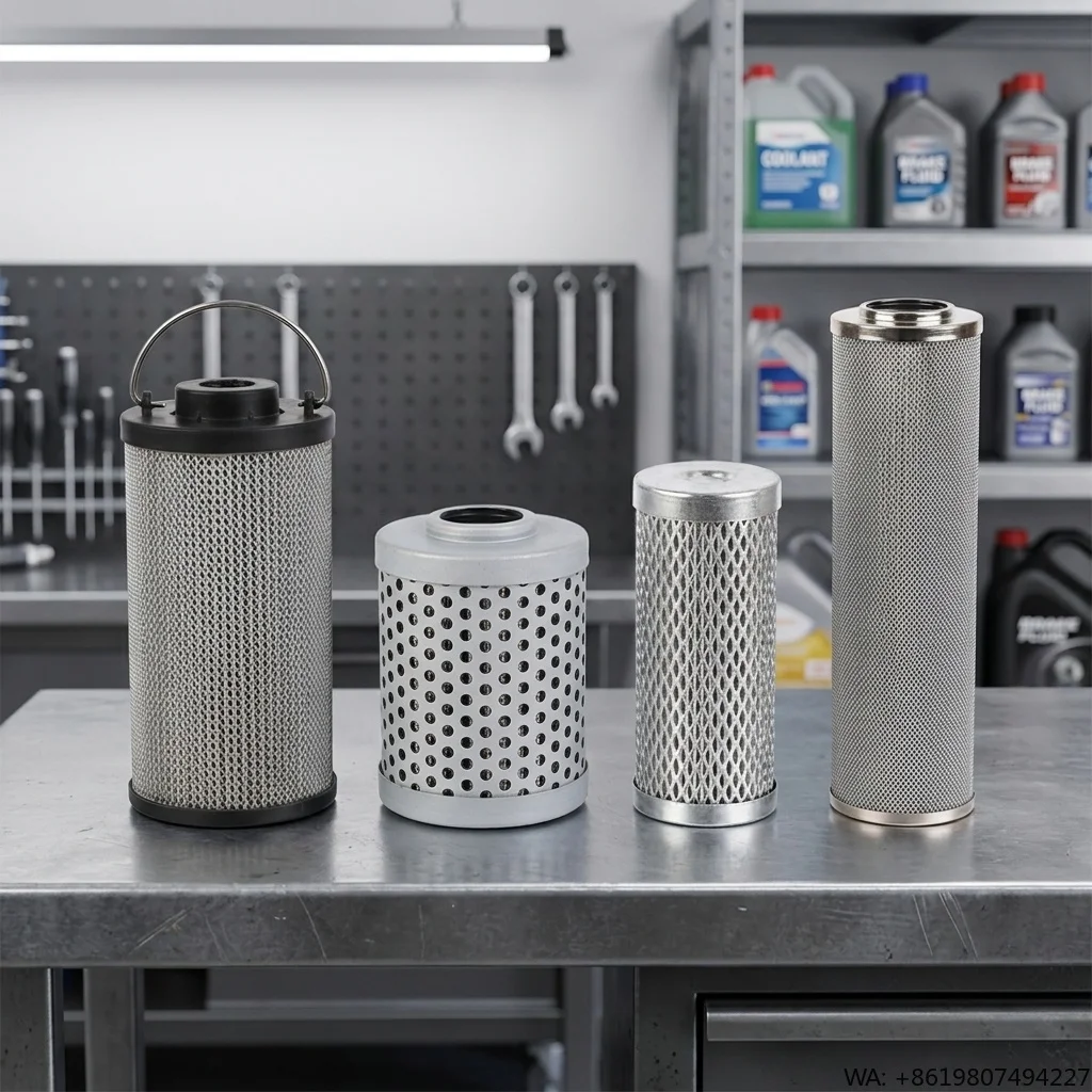 Hot Sale Custom Industrial Filtration Equipment Replacement Metal Casing Cartridge Hydraulic Oil Filter Element