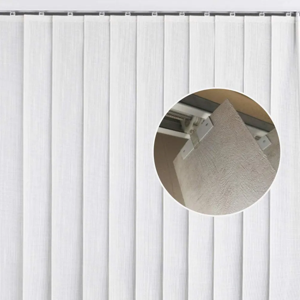 12Pcs Vertical Blind Repair Vane Savers High-Quality Metal White Coated Clips Quick Easy Vertical Blind Repair Tab for Blinds