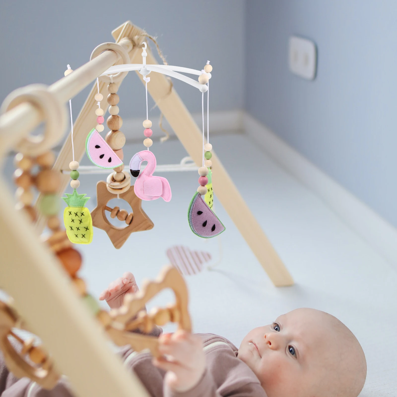 Babybed Bel Supply Wieg Speelgoed Ornament Outdoor Kinderkamer Mobiel Vilt Windgong Hangende Hanger