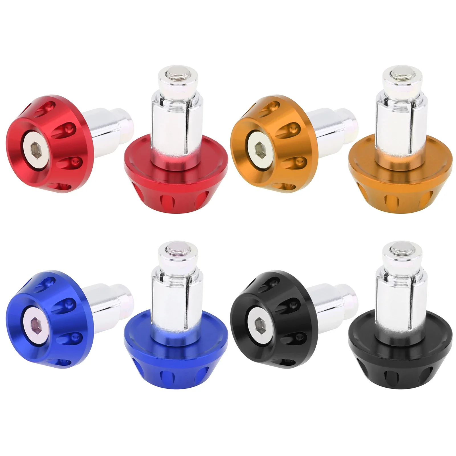 

2piece set of 22mm 7/8 inch motorcycle handlebar shock absorber counterweight slider CNC aluminum alloy motorcycle grip end plug