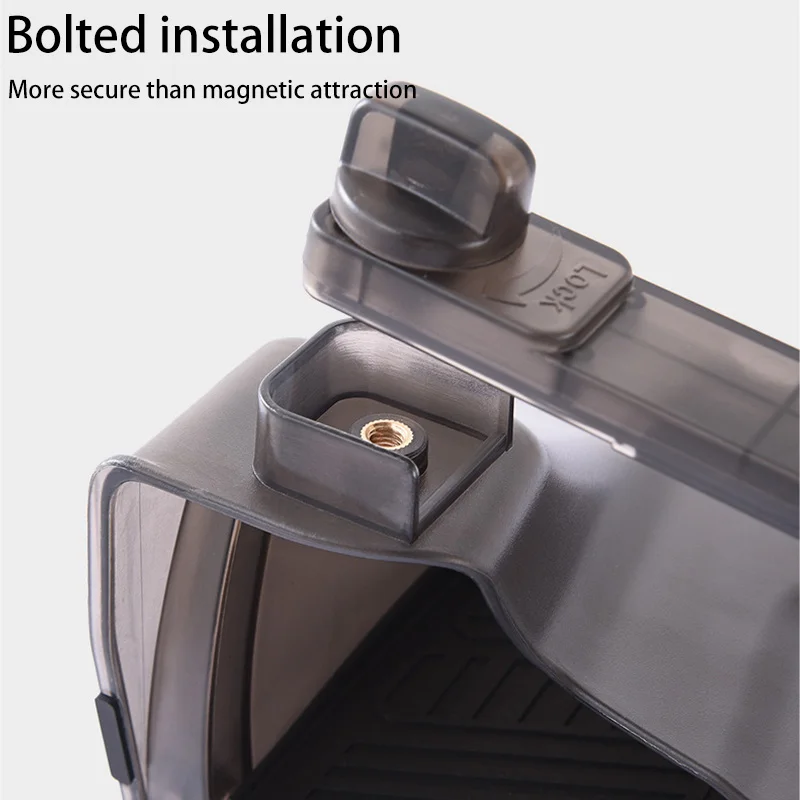 For Tesla Model 3 Y Highland Juniper 2021-2025 Hidden Screen Storage Magnetic Opening And Closing Hidden Large Space Storage Box view 5