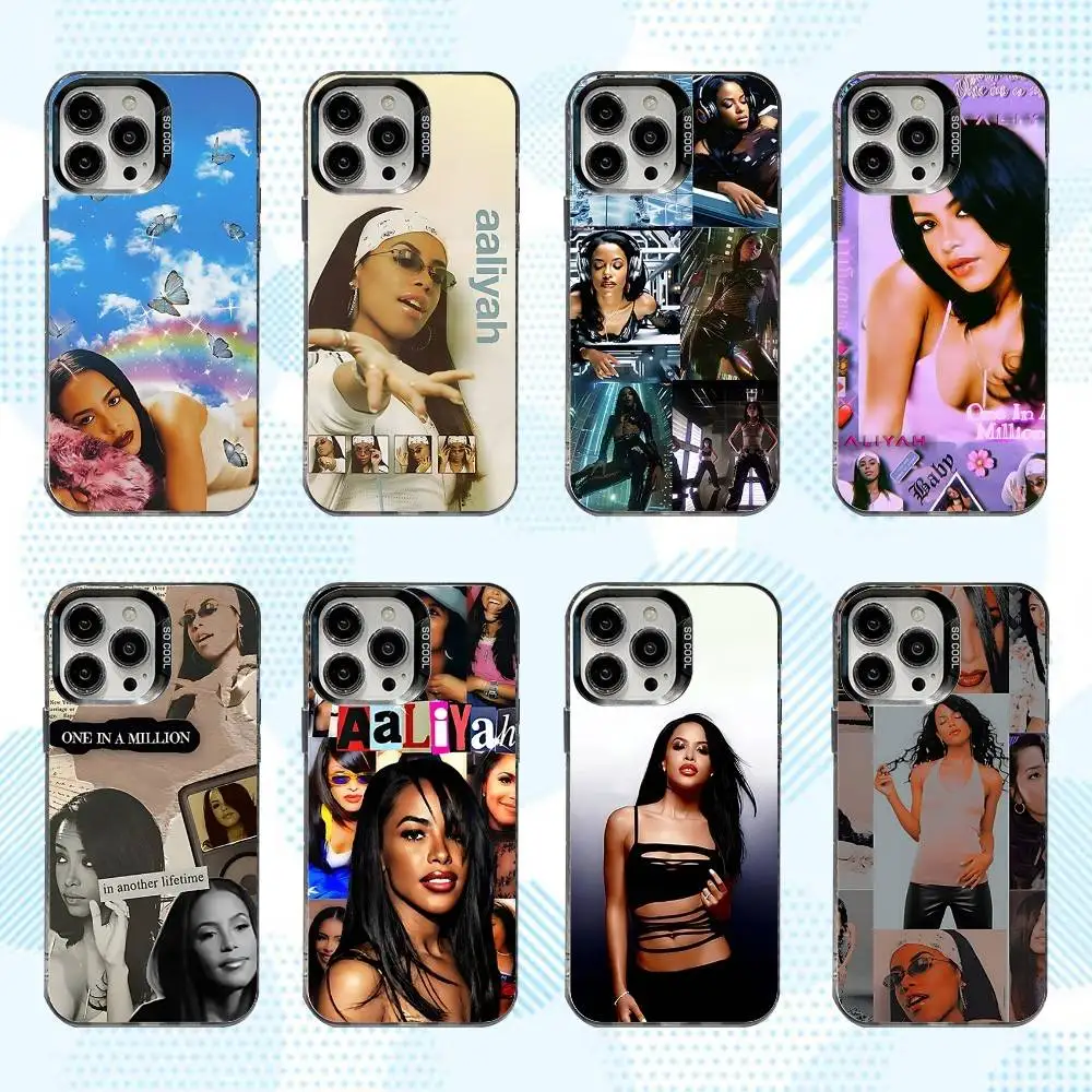 

Singer A-AaliyahS Phone Case For iPhone 17,16,15,14,13,12,X,8,Pro,Max,Plus,E,SE4,Air,Mini IMD Matte Black