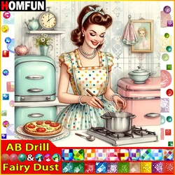 HOMFUN Fairy Dust AB DIY 5D Diamond Painting