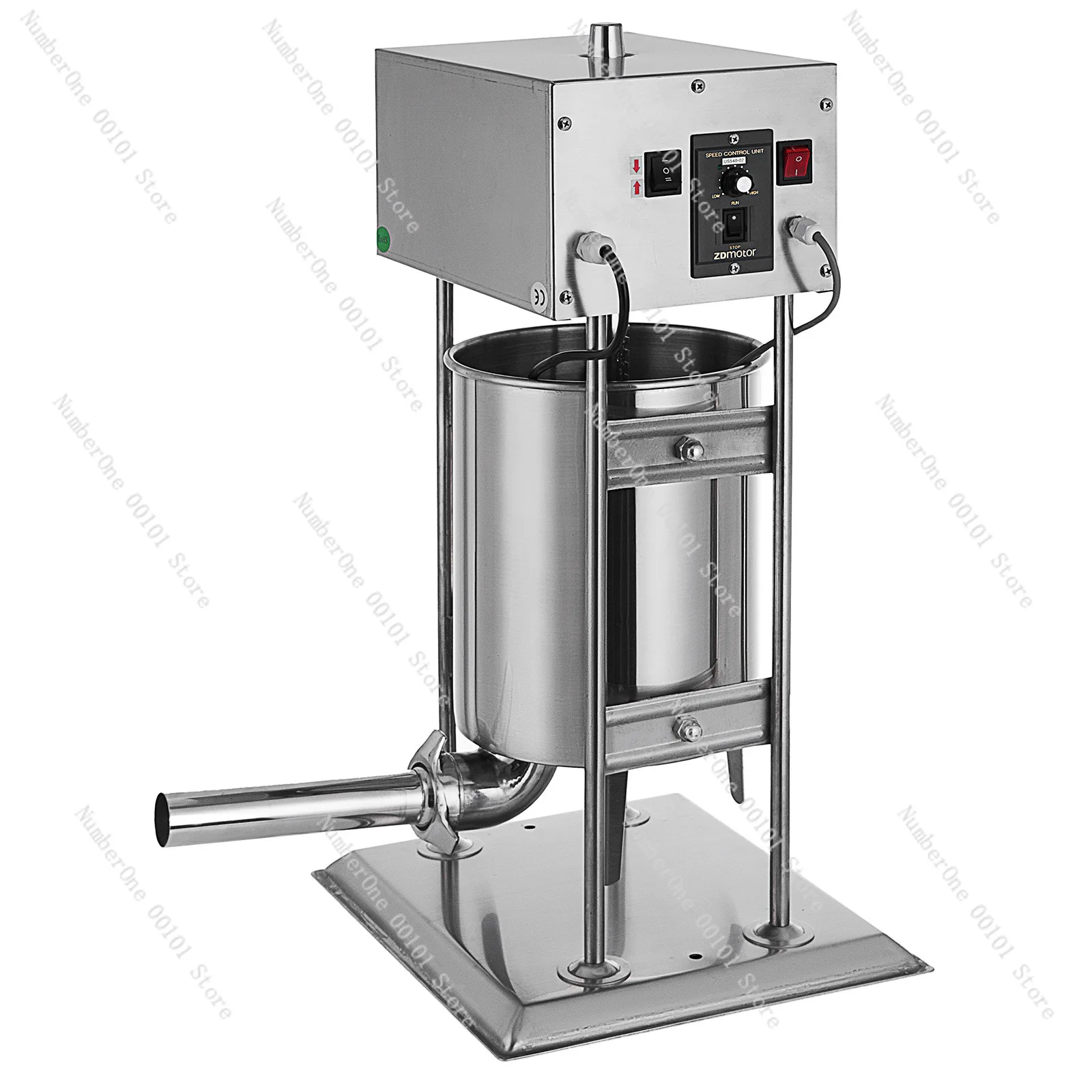 304 Stainless Steel Commercial Sausage Filling Machine Electric Sausage Stuffer 10L Vertical Sausage Filler Meat Filling Machine