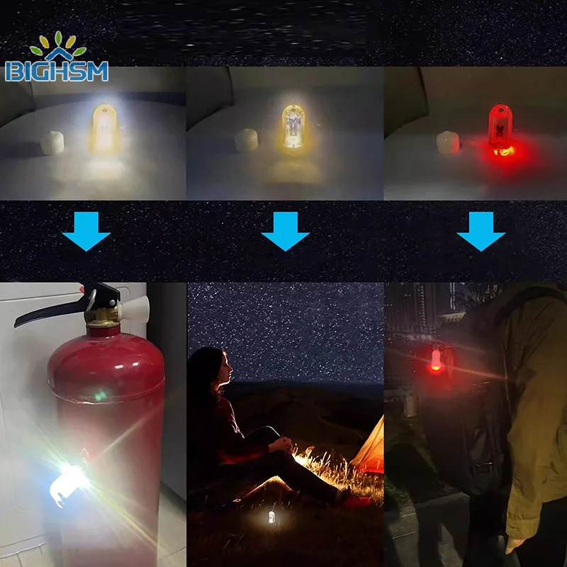Ultra Mini ไฟ LED USB ชาร์จไฟฉายกันน้ําขนาดเล็กความสว่างสูงพวงกุญแจพ็อกเก็ตสําหรับ Camping Walking