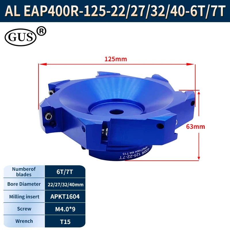 EAP BAP 400R плоскость алюминия торцевая фрезерная головка 90 градусов для APKT1604 вставка ЧПУ станок токарный аксессуары инструменты