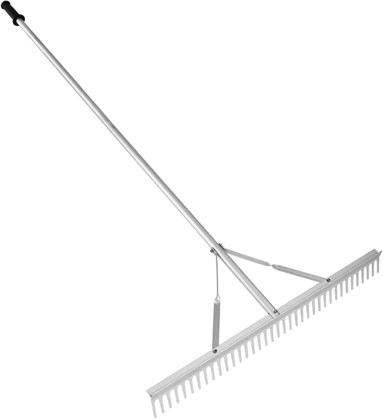 

Landscape Rake, 36" Head Aluminum Landscape Rake, Lake Weed Rake with 75" Long Handle, for Loosening Soil, Lawn Care