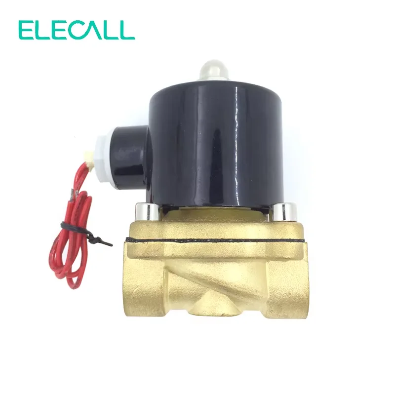 

Electrical Solenoid Valve Brass Normally Closed Water Oil Air G1/2'' 1/4" 3/8" 12V/24V/220V