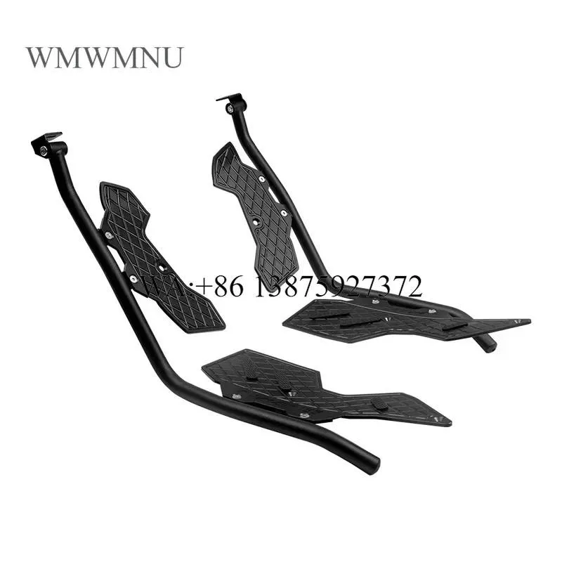Wmwmnu New Motorbike Accessories for Nmax155 Motorcycle Bumper with Non-slip Foot Mat and Reinforced Spotlight Bracket