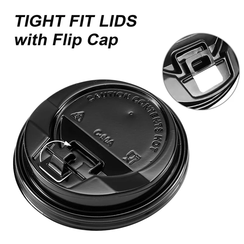

Hot Selling-200Pcs Count Coffee Cup Lids, 3.54Inch Disposable Plastic Lids For 10Oz, 12Oz, 16Oz, And 20Oz Paper Cups,200Pcs Coun