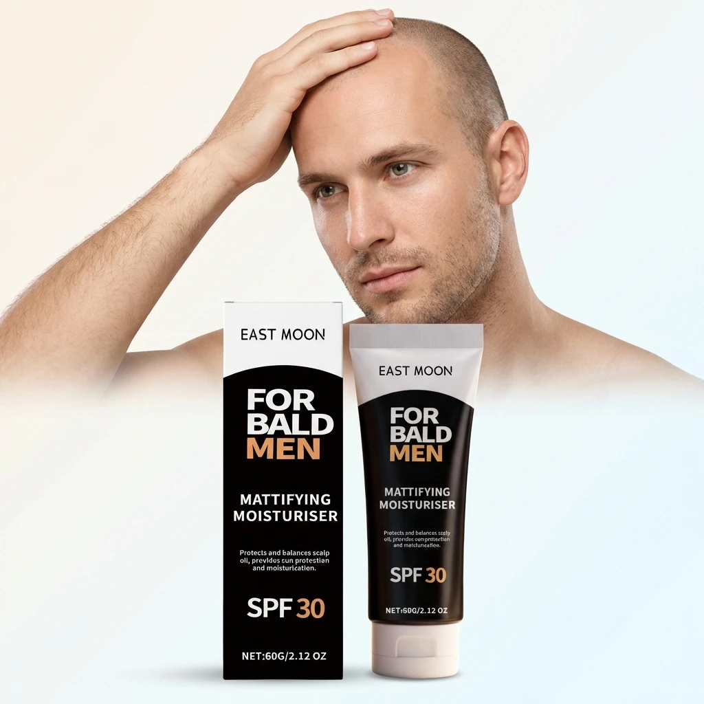 Men's Scalp Protection Gel, Lightweight Watery Texture, Refreshing Oil Control, Long-Lasting Outdoor Activity Skin Defense