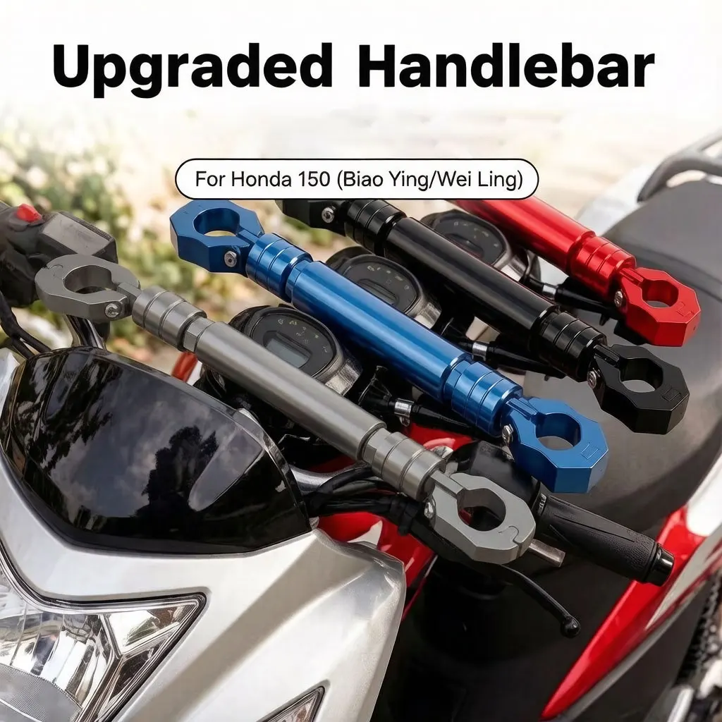 Handlebar Extension Bar Crossbar For Honda Weiling 150 BiaoYing 150 Motorcycle Phone Mount Bracket Balance Bar Retrofit Accessor