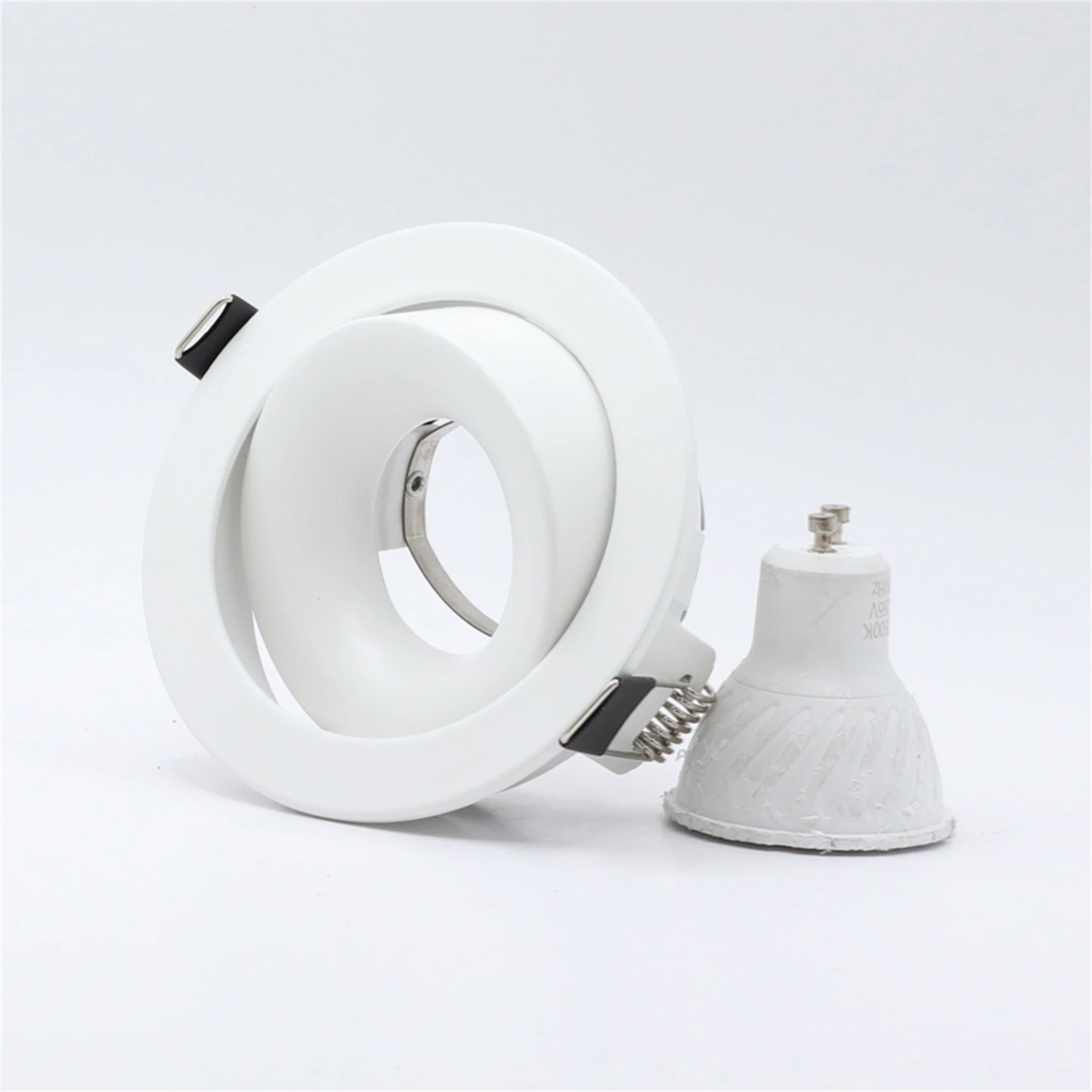 Adjustable Fixtures Downlight Holder Hole Cut Out 95mm Recessed Ceiling GU10 MR16 Lamp