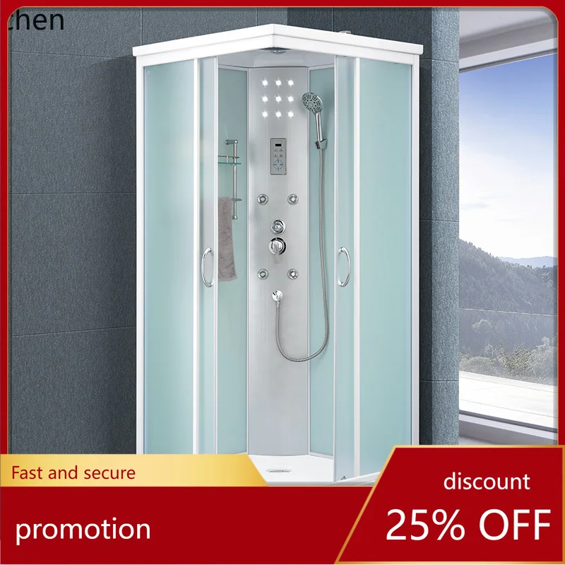 

Интегрированная ванная комната ZML для дома, простая ванная комната для небольшой квартиры, мобильная квадратная ванная комната.