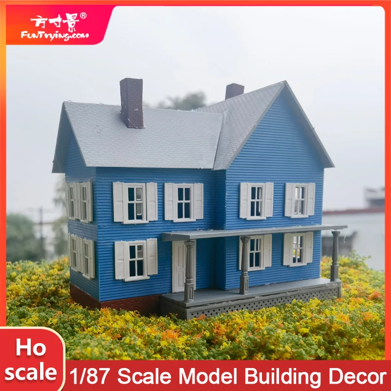 1:87 Scale Model Dwelling House Kit Model Stadium model, Budokan simulation building, Halloween Haunted House Ho Model Church