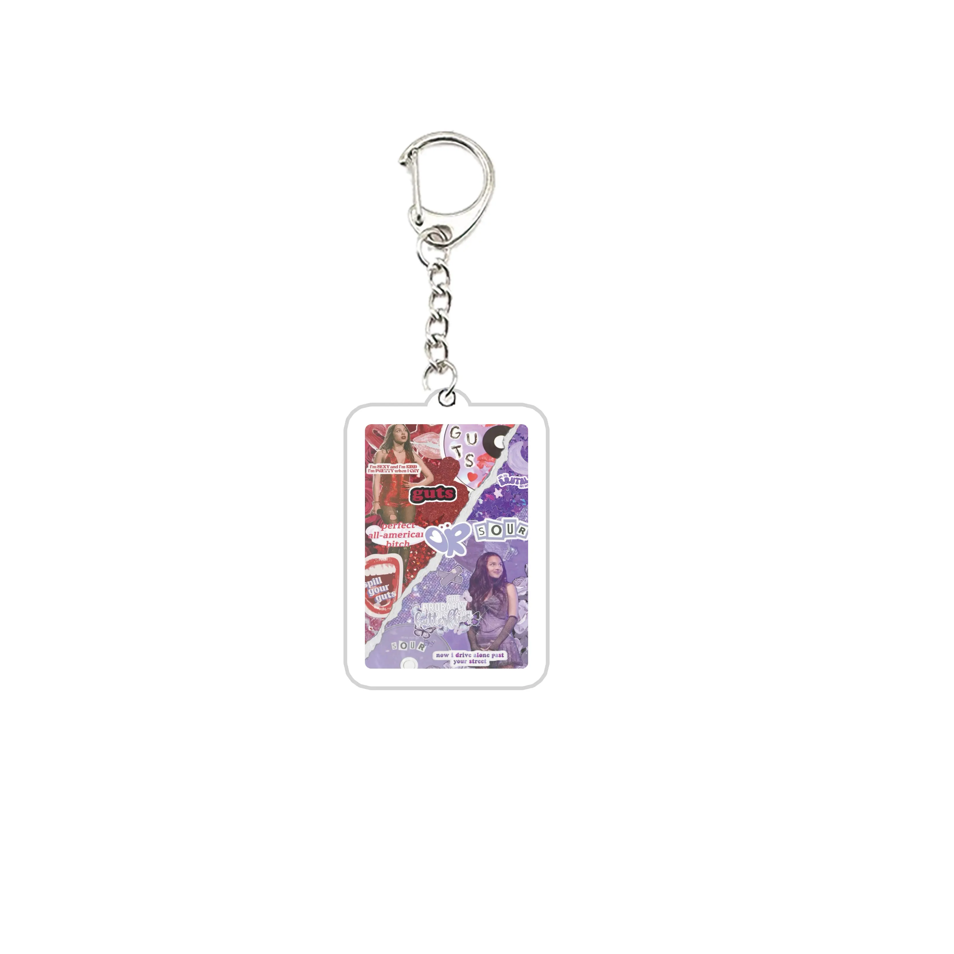 Popular Singer Key Chain Key Ring Keychain for Accessories Bag Acrylic Funny Pendant Keyring  Chains Jewelry Fans Gifts view 2
