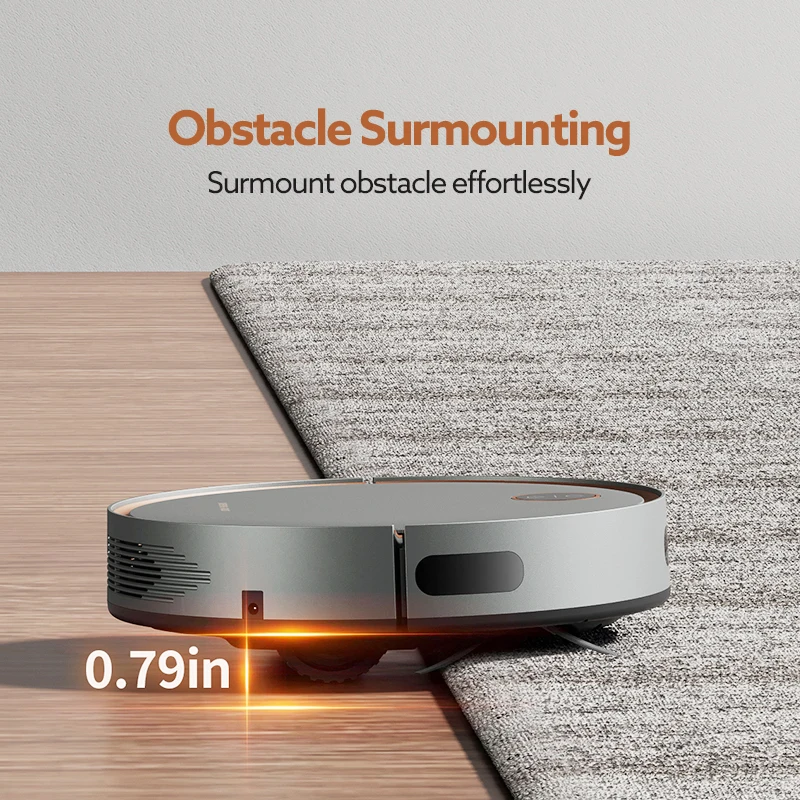 2-in-1 Robot Vacuum Cleaner Self-Charging Robotic Vacuums For Pet Hair Hard Floors Low Pile Carpets