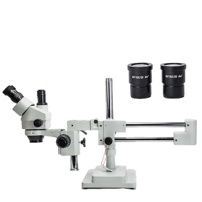 XTL165 Three eyes universal support stereo microscope double rod surgery practice mobile phone maintenance