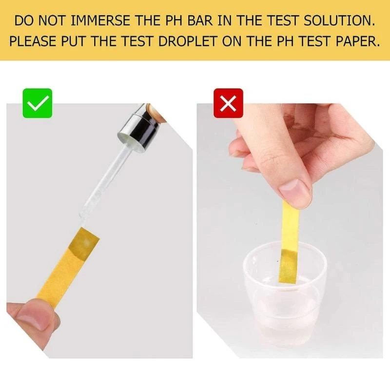 F92C 80 Strips Meter Test Strips Testing Measuring Tool Litmus Test Paper Alkaline Acid for Water Soil
