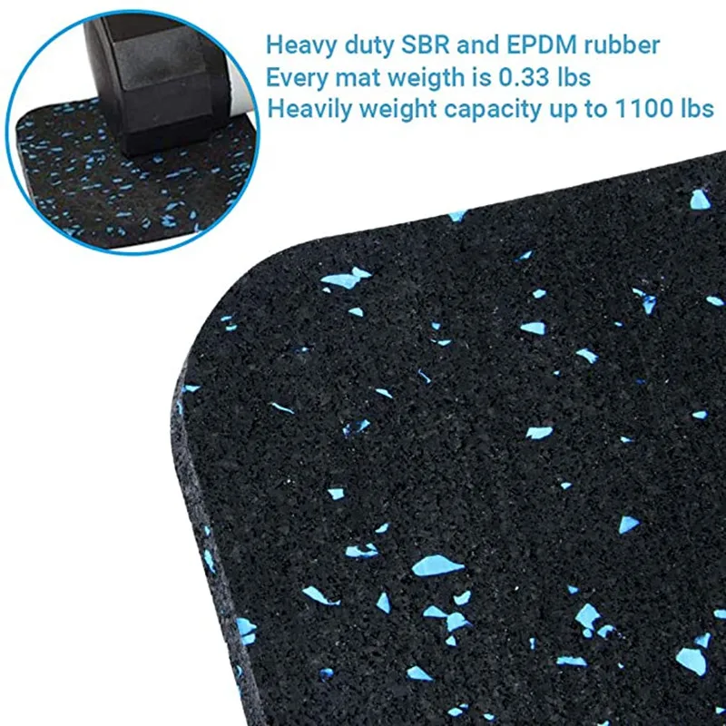 10*10cm Treadmill Mats Pads High Density Rubber Shock-proof Sound-Absorbing Cushioning Floor Mat Home Gym Exercise Equipment 3 10*10cm Treadmill Mats Pads High Density Rubber Shock-proof Sound-Absorbing Cushioning Floor Mat Home Gym Exercise Equipment 3
