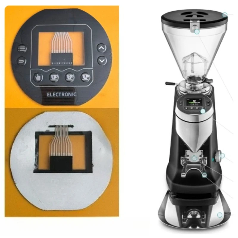 Suitable for Mazzer 【 KB-MAZZER 1 】 Super Jolly V Pro Electronics Grinding Machine Button Plate Film Plate Accessories