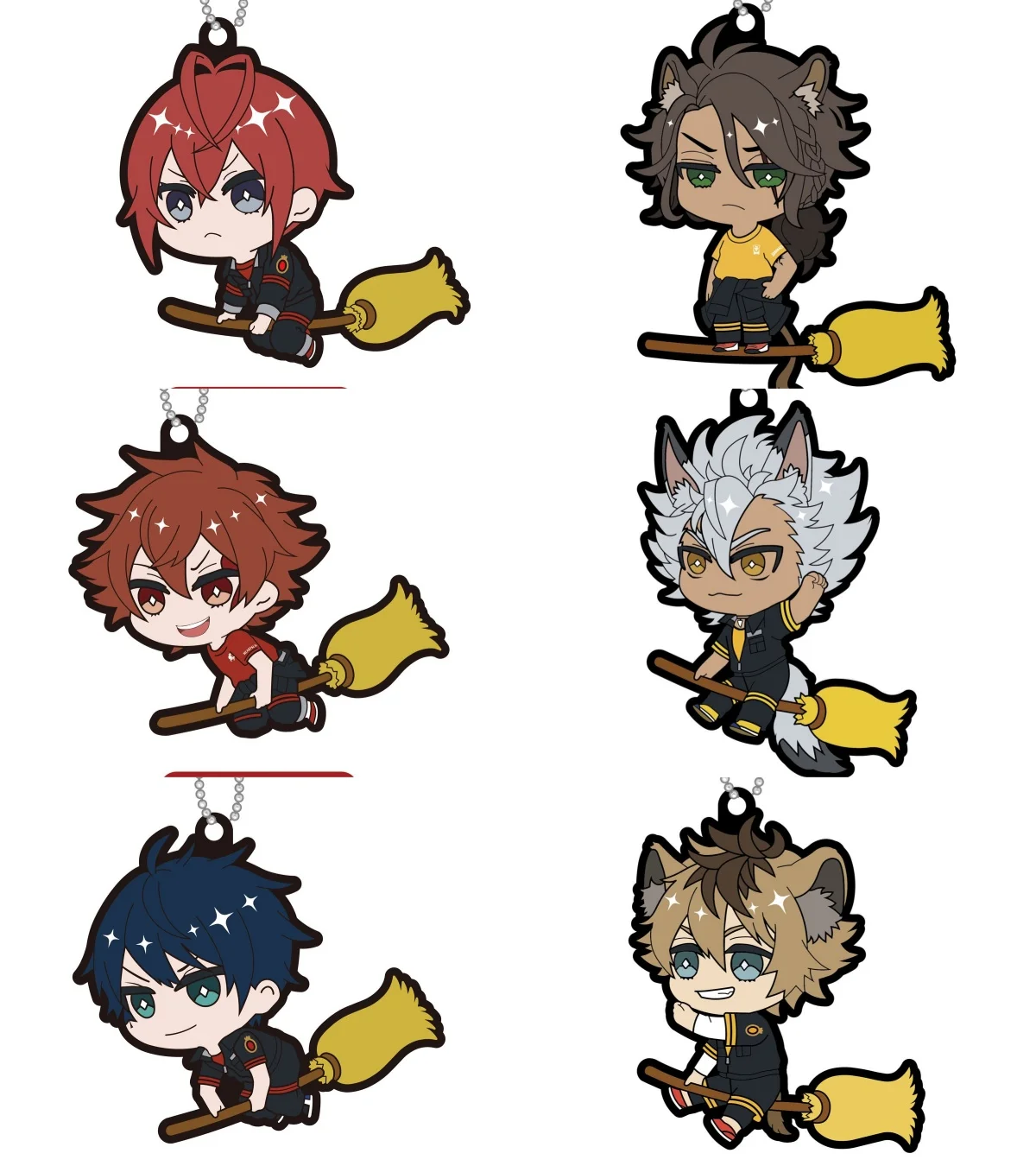 Nowa kreskówka peryferyjna Anime Twisted Wonderland Gr aandre Game Unisex Akrylowy brelok do kluczy Breloczek do kluczy Rekwizyty Torba Wisiorek Prezenty