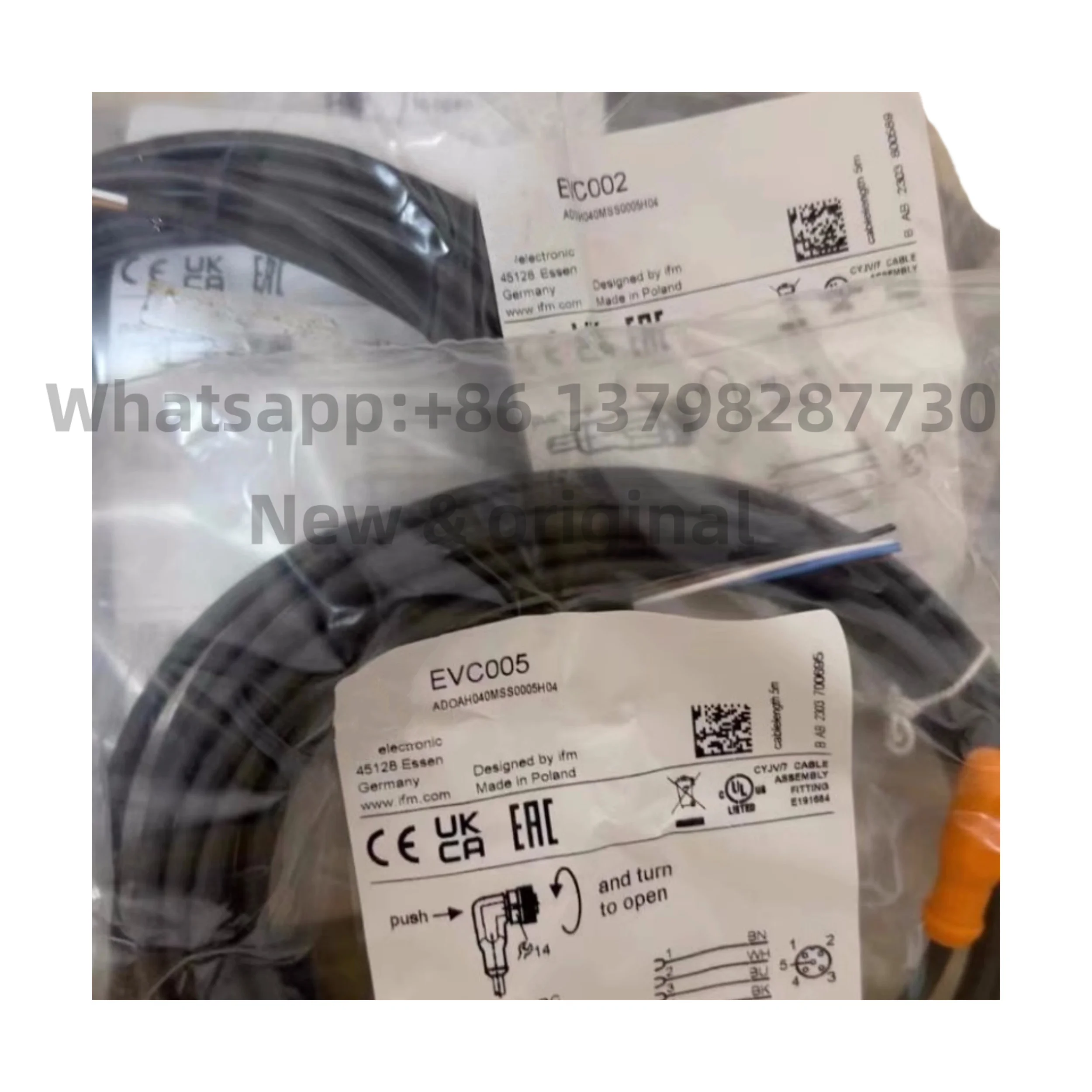 New original Connecting line EVC001 EVC002 EVC003 EVC004 EVC005 EVC006 EVC007 EVC008 EVC009 EVT002 EVT005 EVS002 EVS004