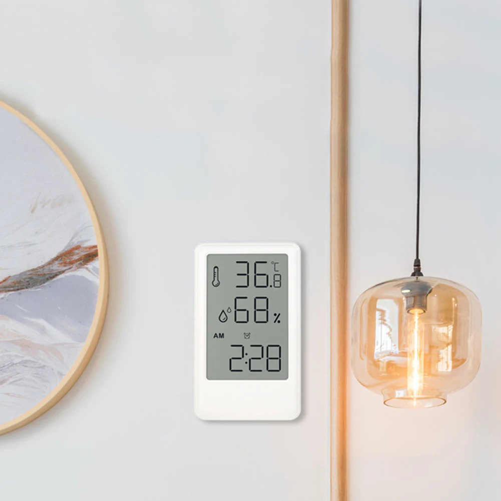 Digital Thermometer Hygrometer LCD Display Indoor Outdoor Temperature Humidity Monitor For Home Office Wine Cellar Climate Tool