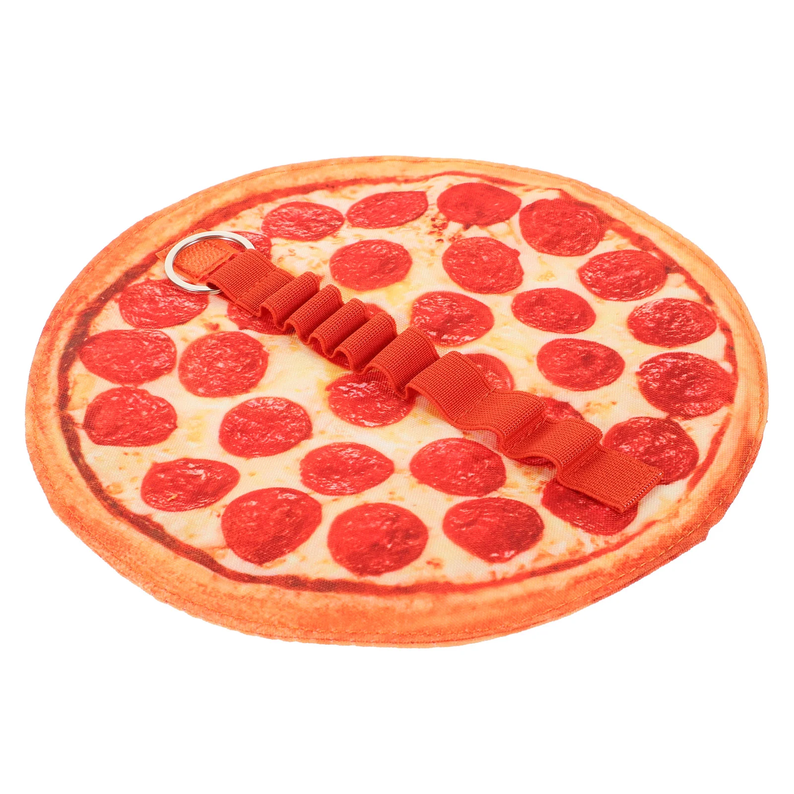 

Imitation Pizza Pencil Case Daily Pouch Bag Holder Printing Round Stationery Canvas Fountain Organizer Student Packaging Bags