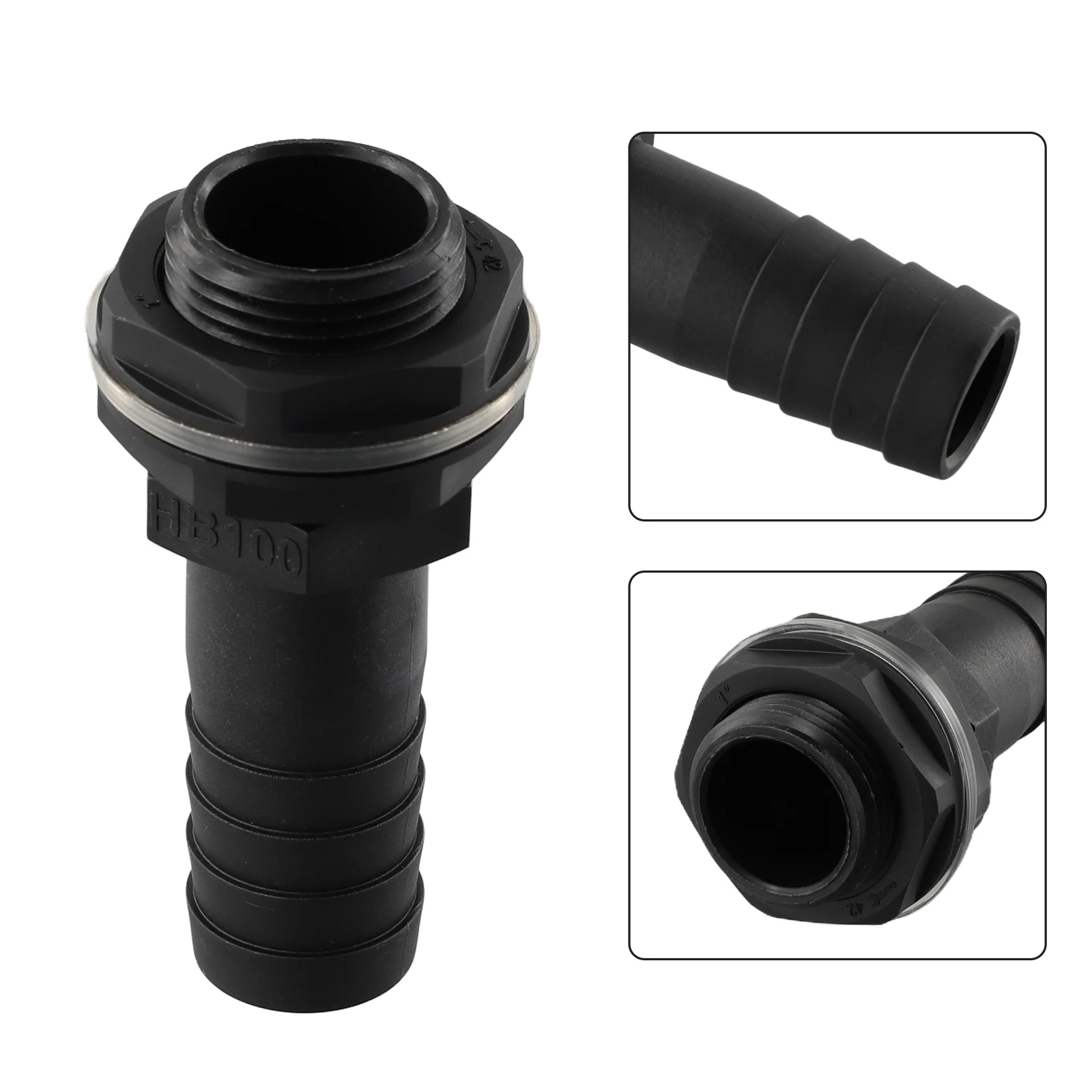 

Water Butt/Tank 1in Overflow Connector With Nut & Washer Garden Irrigation Connection Tools Watering Kits Quick Connector