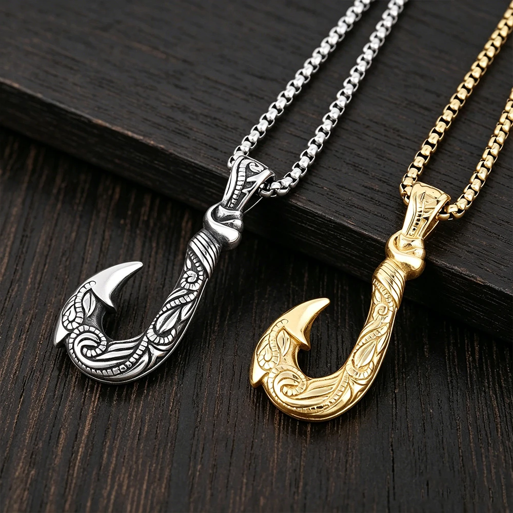 Kalung Liontin Maui Magic Fish - Battle Rope Anchor ulasan dan harga