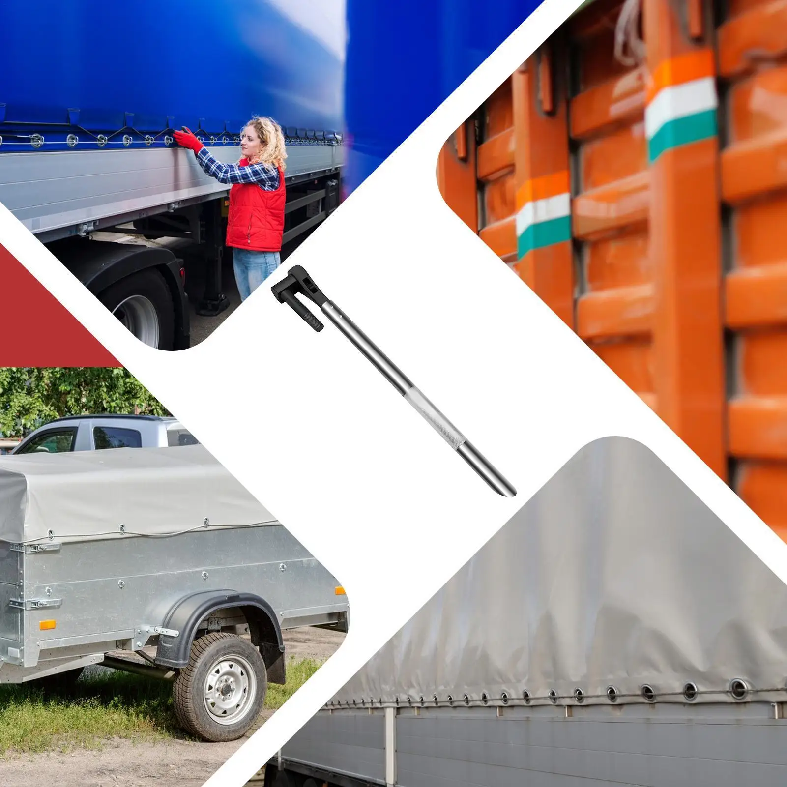 

Тросовый натяжитель из высокопрочной стали, регулируемый, экономящий усилия, для крепления грузов, подъема и перемещения грузовиков, автомобилей, техники