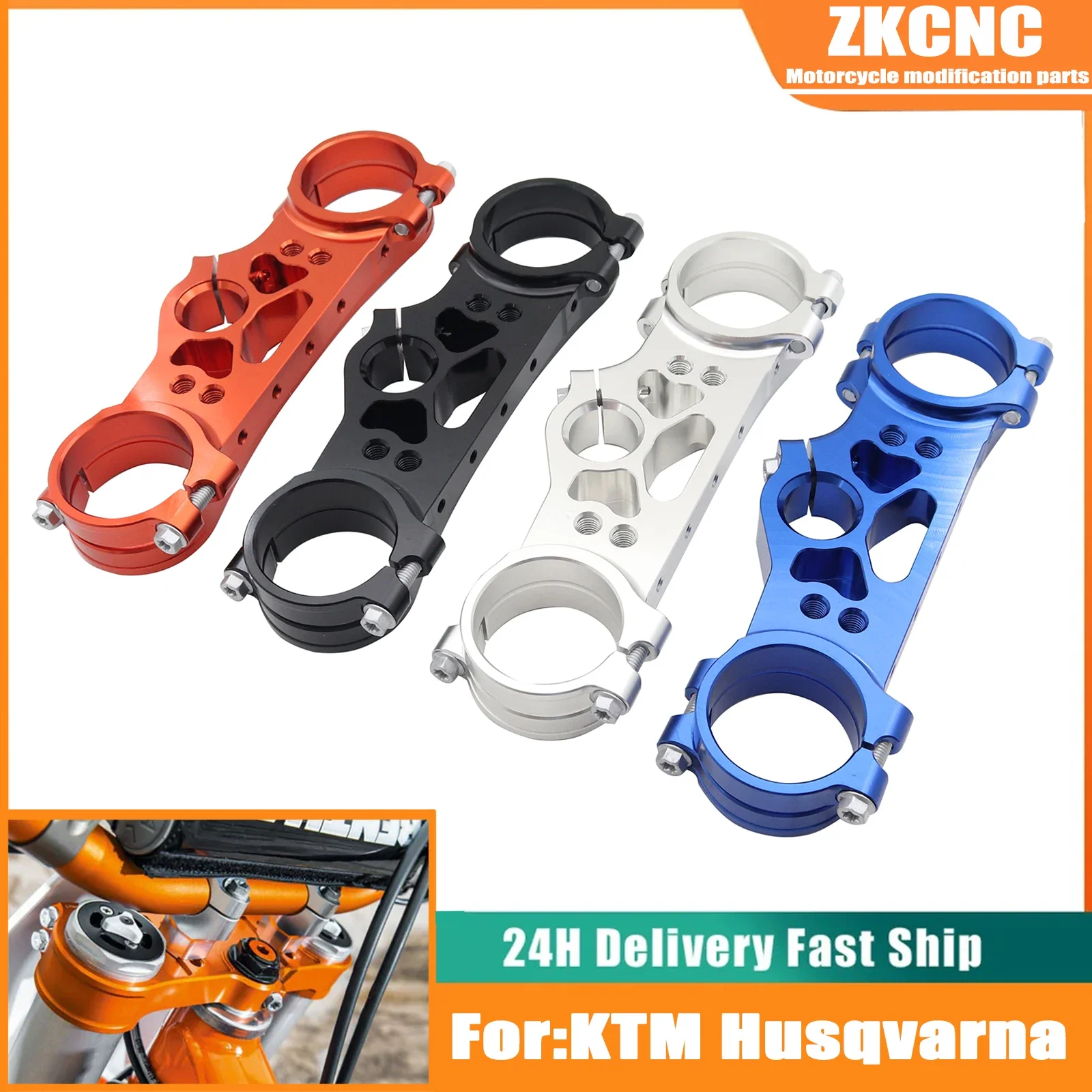 

Motorcycle Accessories CNC Steering Column Link Board For KTM XC SX XCF SXF EXC EXCF XCW XCFW XWF 2017-2023 Dirt Bike Parts