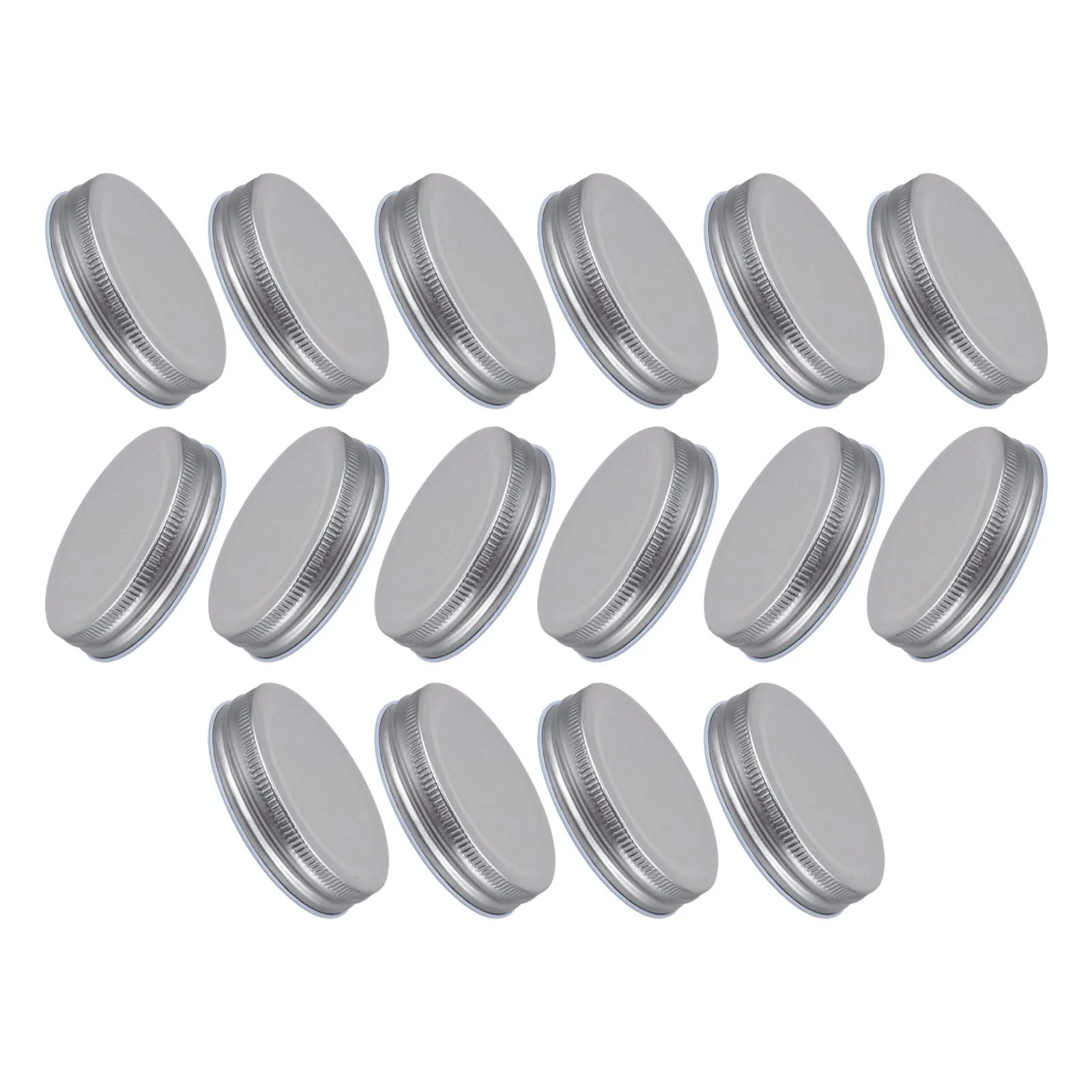 

16pcs 70Mm Tinplate Jar Lids One Piece Airtight Leak Proof Food Storage Covers Dishwasher Safe For Kitchen Bar Use Jar Tinplate