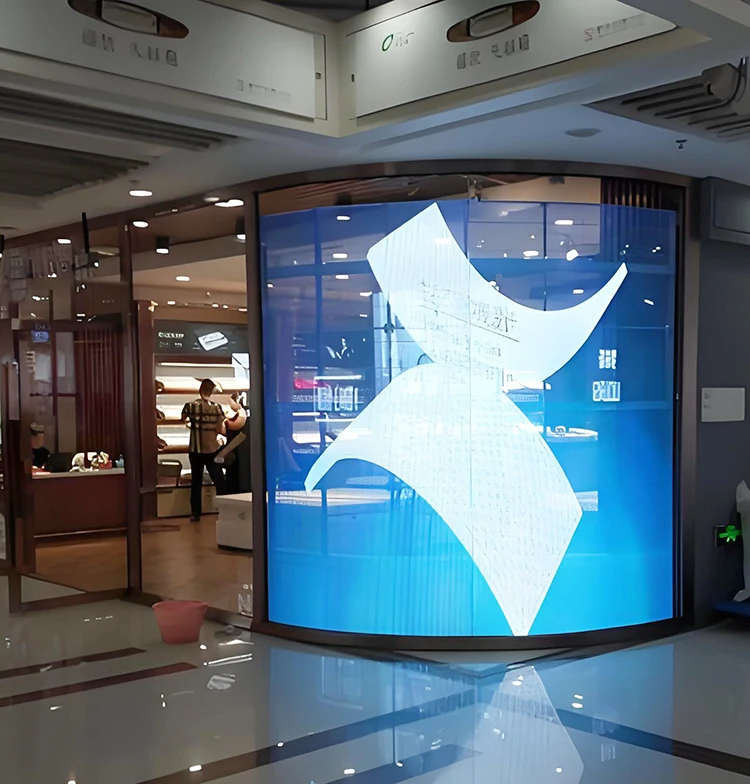 Display Screen High Refresh Rate Top-quality Indoor Video Full-color P2.6 6.25 Transparent LED Screen Shenzhen