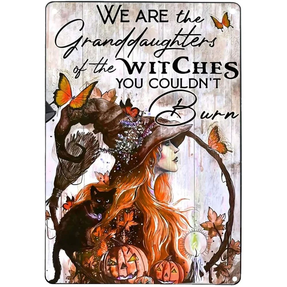 Witch Wall Decor Aesthetic We are The Granddaughters of The Witches You Couldn't Burn Vertical Witch Lover - Wall Art