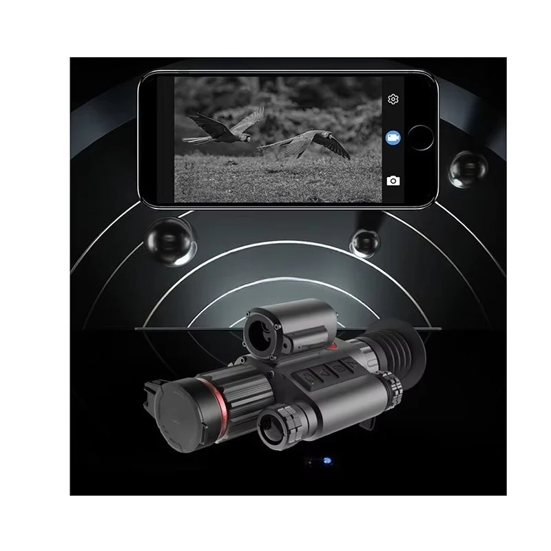 

High Resolution Thermal Monocular WiFi Waterproof with 400m Effective Range 5-20 Magnification for Hunting
