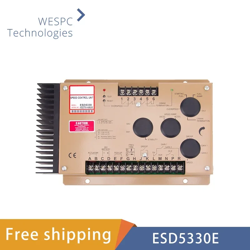 ESD5330E Speed Controller Generator Engine  Electronic Governor Control Board Module