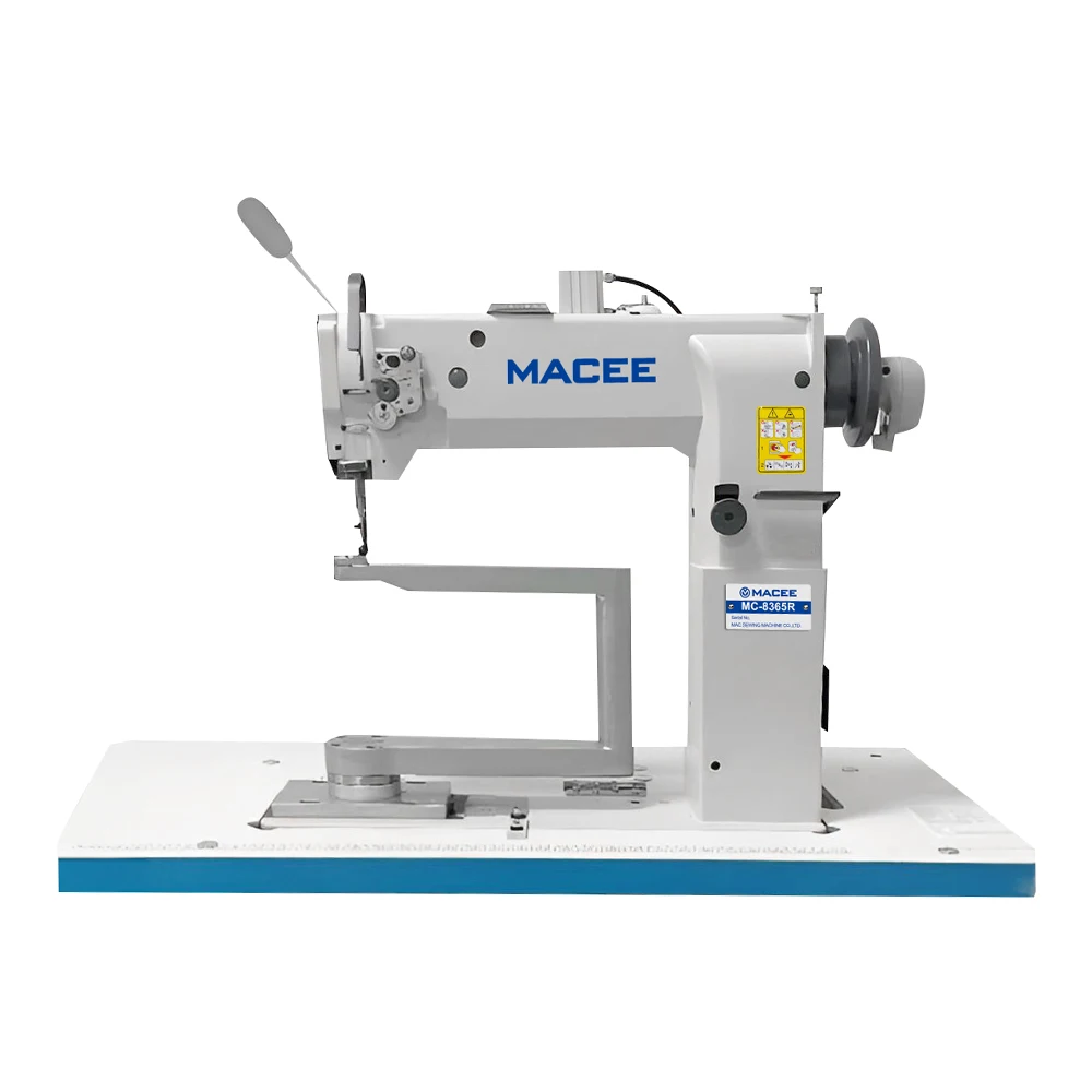MC8365R Full Set Heavy Duty Single Needle 360 Degree Horizontal Rotary Post Bed Lockstitch Sewing Machine For Leather