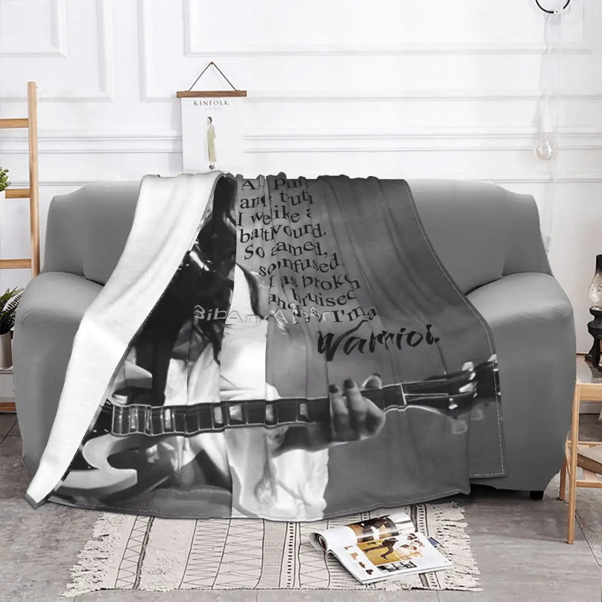 Demi Lovato Warrior Blanket Bedspread On The Bed Bed Set Sofa Cover On The Bed Hairy Winter Bed Covers